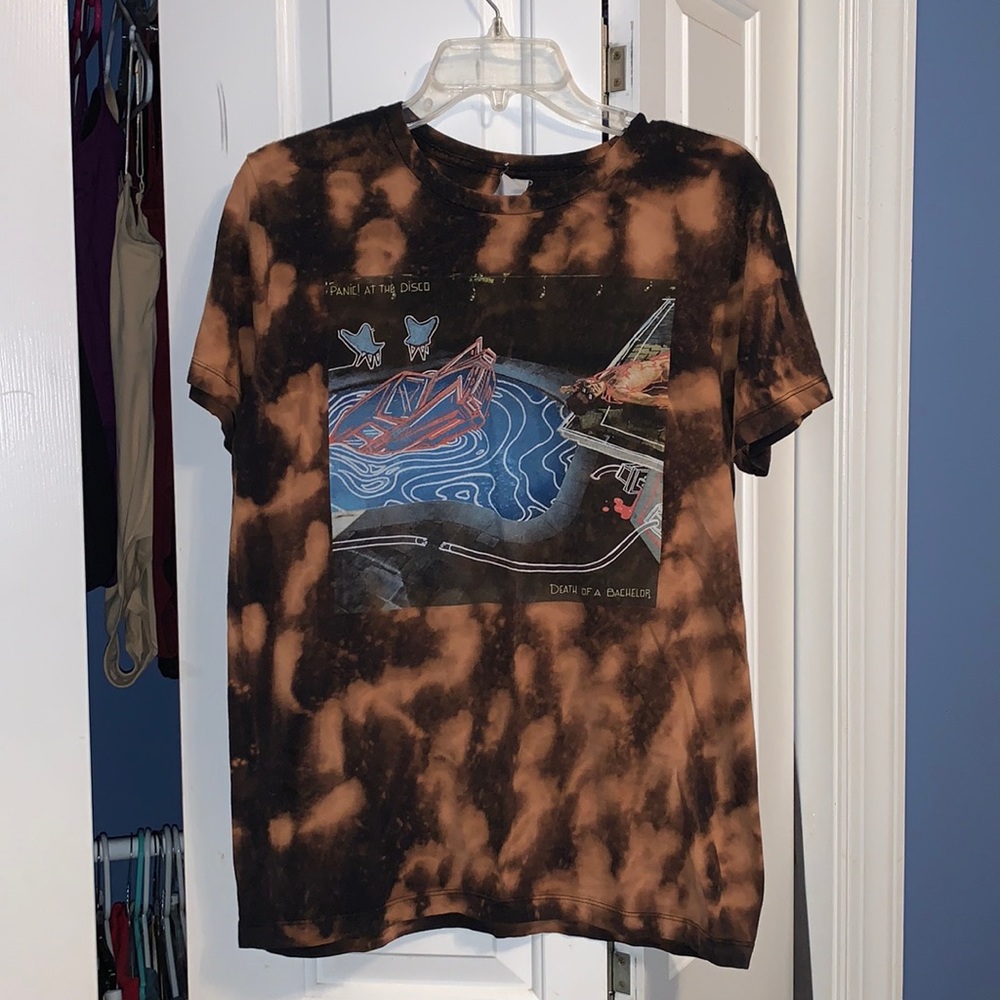 Panic at the Disco Bleach Dye Shirt
